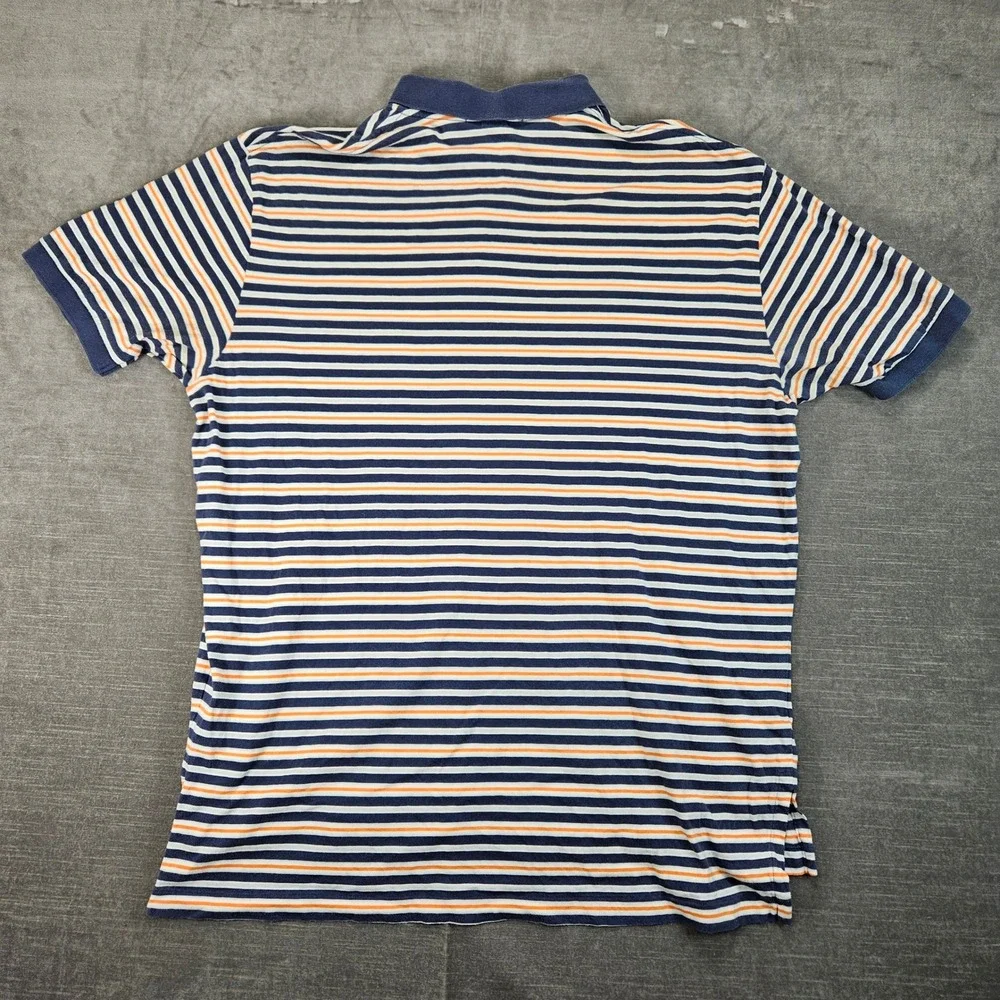 Polo Ralph Lauren Vintage Mens XL Striped Short Sleeve‎ Polo Shirt